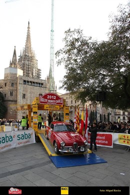 Salida Del Rally Montecarlo Para Vehículos Históricos