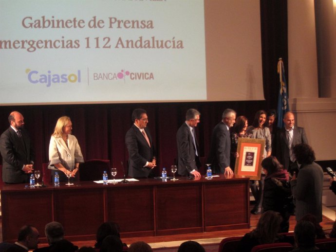 Griñan Preside El Acto De Entrega Del Premio De Comunicación De La APS