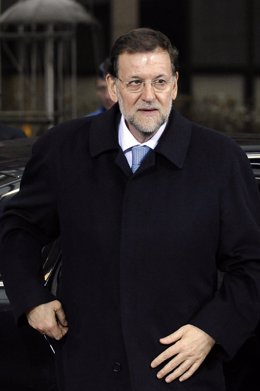 Mariano Rajoy Llega A La Cumbre Europea En Bruselas
