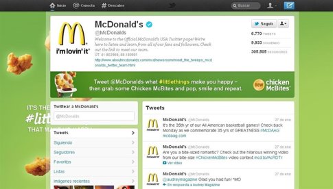 Página De Mcdondal's En Twitter