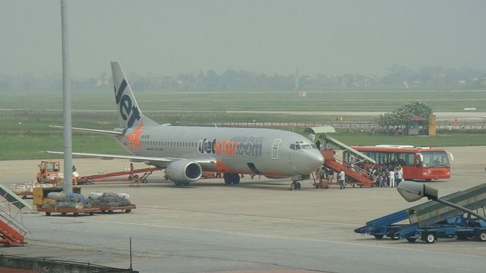Un Avión De Jetstar Pacific