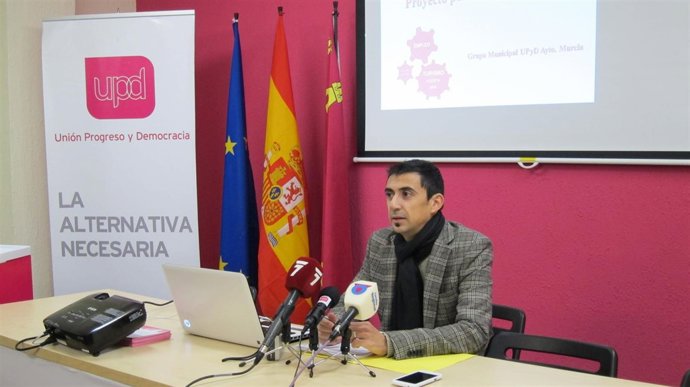 El Portavoz De Upyd En Ayuntamiento De Murcia, Rubén Serna