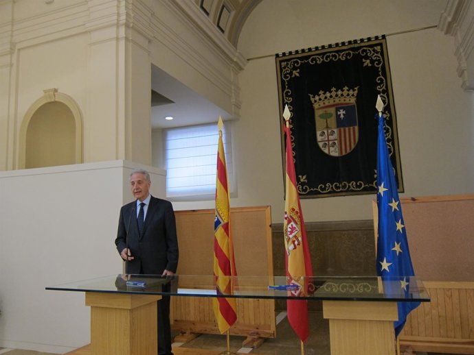 El Consejero De Agricultura, Ganadería Y Medio Ambiente, Modesto Lobón.