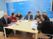 Reunión De Antonio Rodríguez Miranda Con Gerentes Y Coordinadores Del PP