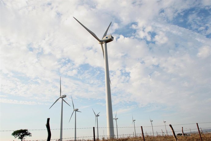 Molinos de energía eólica en Andalucía