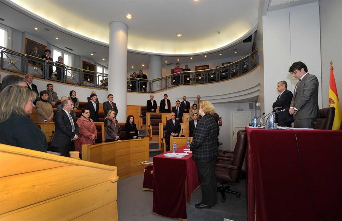 Minuto De Silencio En La Diputación De A Coruña