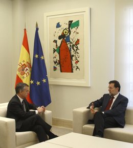 Rajoy Se Reúne Con  IñigoUrkullu En La Moncloa 