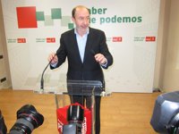 Rubalcaba afirma que el objetivo de sustituir EpC es quitar los temas que "molestan a la derecha"