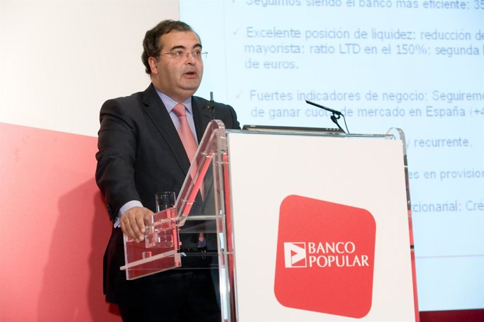 Presidente de Banco Popular, Angel Ron