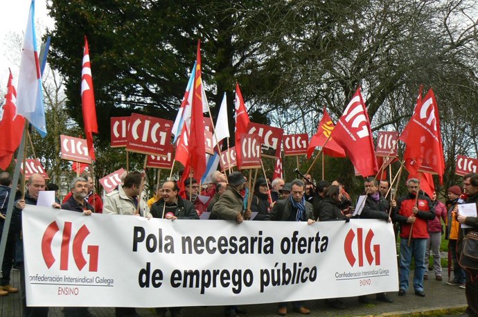 Concentración De La CIG Ensino