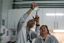 Clara Aguilera Visita Las Instalaciones De 'Veta La Palma'.