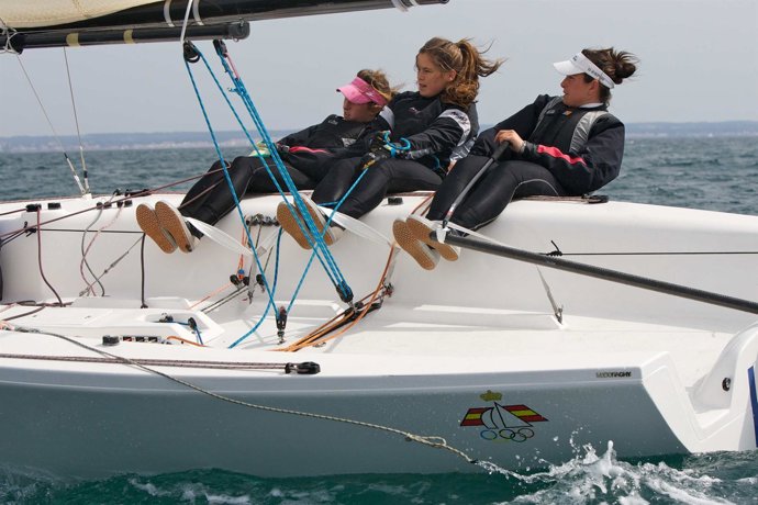 La Tripulación Española De Match Race Formada Por Echegoyen, Toro Y Pumariego