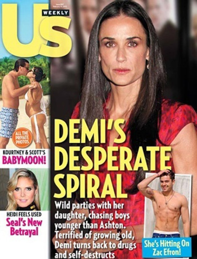 Demi Moore Está Muy Deprimida