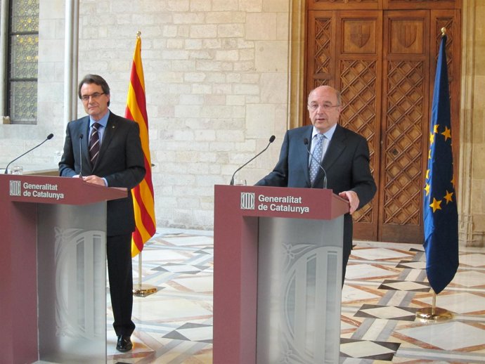 Artur Mas Y Joaquín Almunia