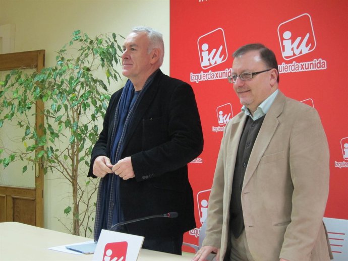 Jesús Iglesias Y Cayo Lara, En IU De Asturias