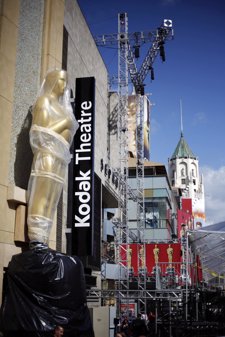Kodak Theatre Preparando La Ceremonia De Los Oscar