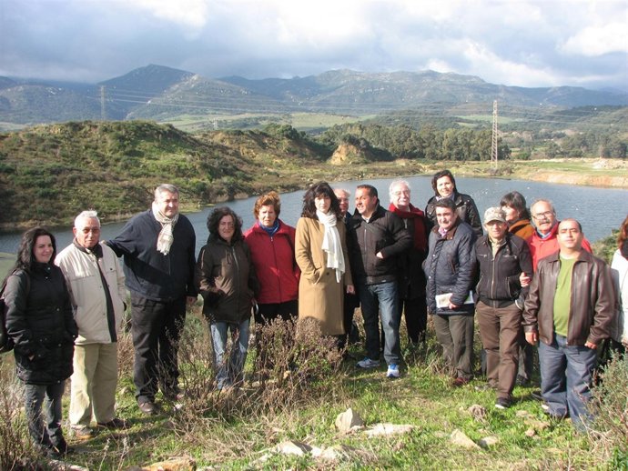 La Secretaria General Del PA, Pilar González, Vsita Huerta De Las Pilas 
