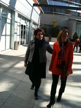 Teresa Jiménez, Con Carme Chacón, En Granada