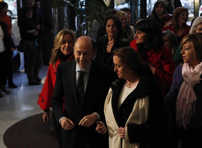 Acto De Alfredo Pérez Rubalcaba En Madrid