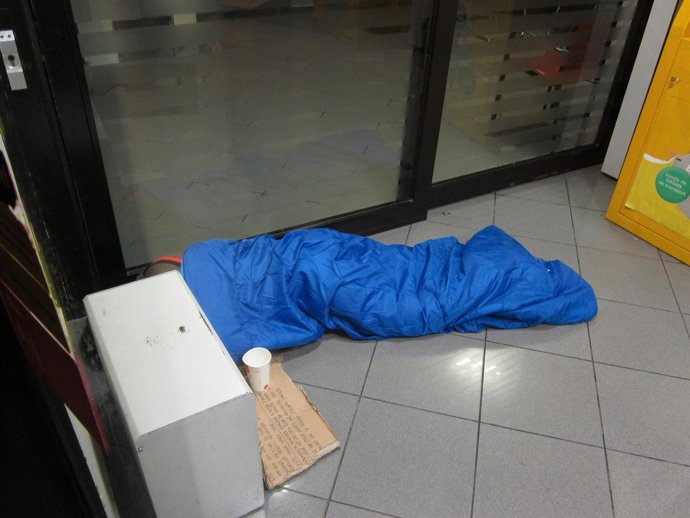 Un 'Sin Techo' En Barcelona