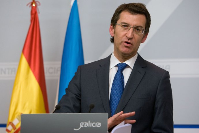 Alberto Núñez Feijóo Tras El Consello