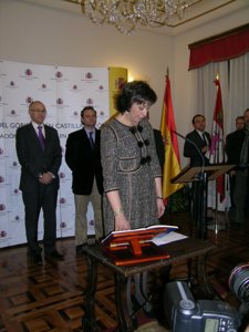 Pilar Sanz, En Su Discurso De Jura Del Cargo