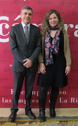 director general Cámara De Comercio Florencio Nicolás Y La Ponente Júlia Farré