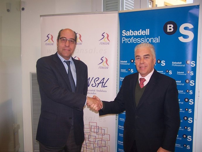 Firma De Convenio Entre Banco Sabadell Y Feansal
