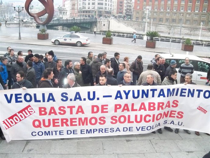 Concentración Del Comité De Veolia 