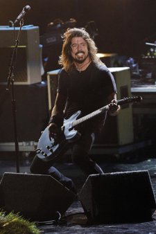 Dave Grohl De La Banda Foo Fighters Durante Un Concierto