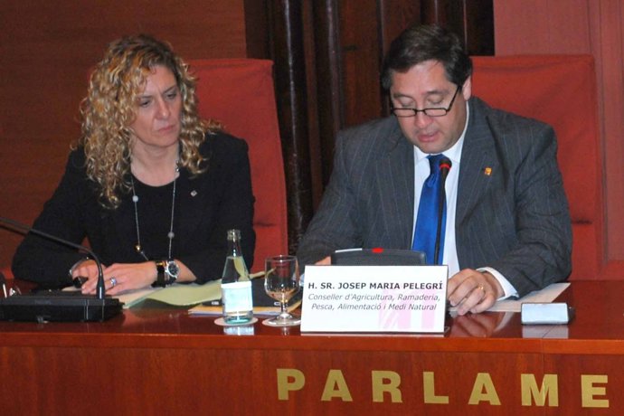 El Conseller De Agricultura J.M.Pelegrí