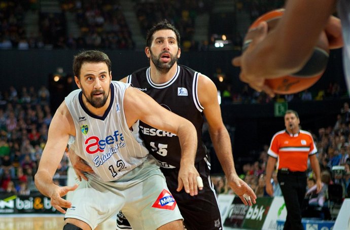 Germán Gabriel Y Álex Mumbrú ,Gescrap Bizkaia - Asefa Estudiantes(Baloncesto)