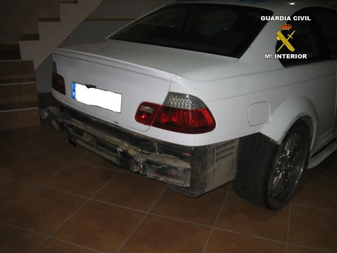 Coche Siniestrado Guardia Civil 