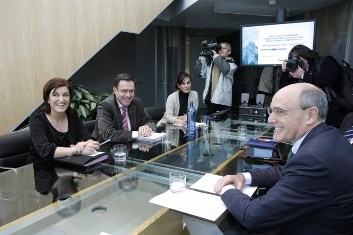 Reunión De Los Consejeros De Sanidad De Cantabria Y País Vasco