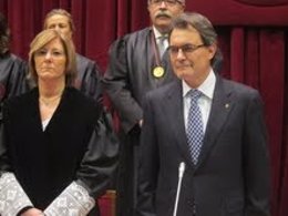 Artur Mas Y La Consellera De Justicia Pilar Fernández Bozal