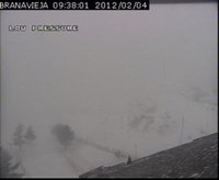 La estación invernal de Alto Campoo permanece cerrada por fuerte viento y mínima visibilidad