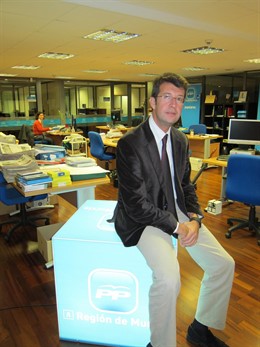 El Portavoz Del PP En La Asamblea Regional, Juan Carlos Ruiz