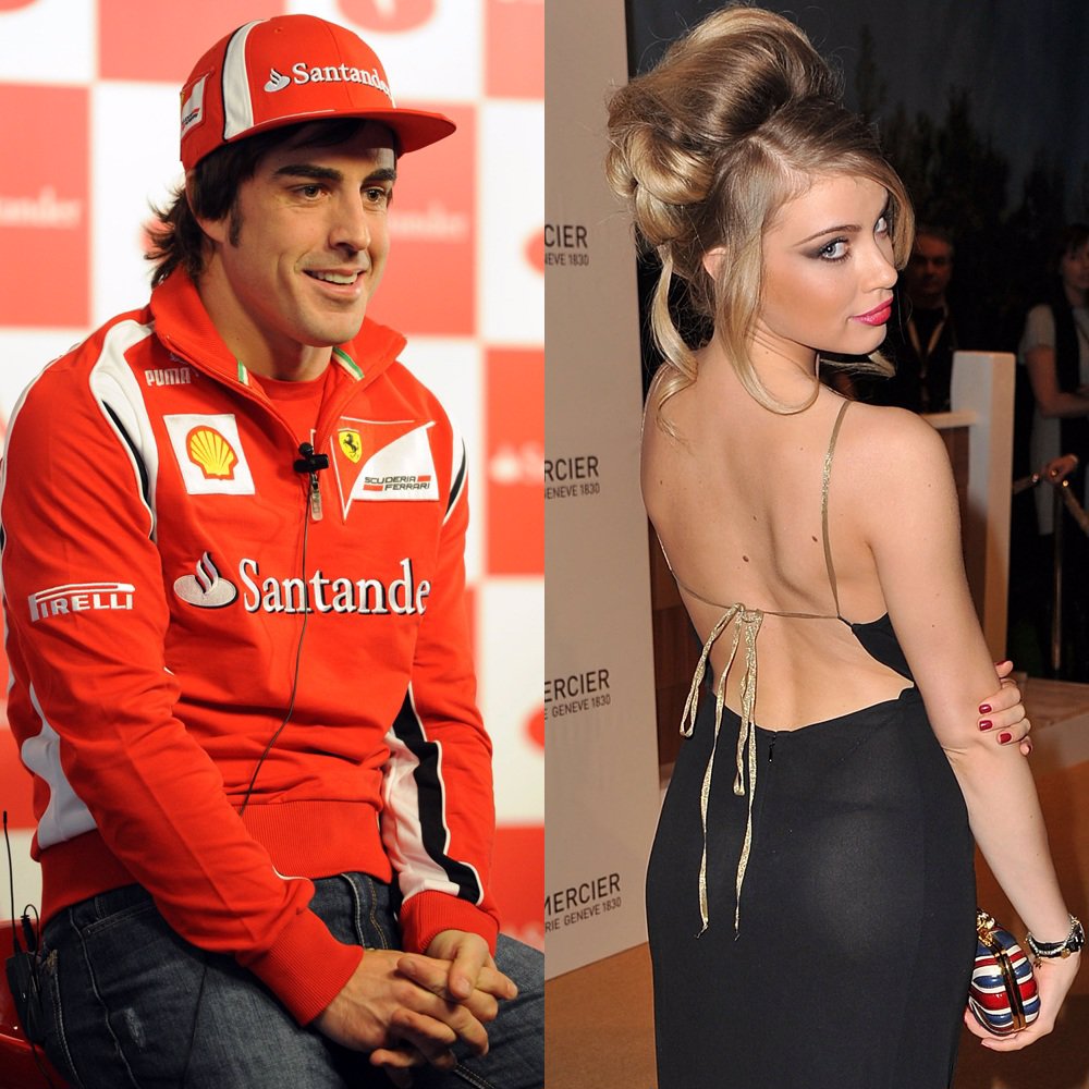 Montaje Fernando Alonso Y Xenia Tchoumitcheva