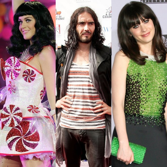 Montaje Katy Perry, Russell Brand Y Zooey Deschanel