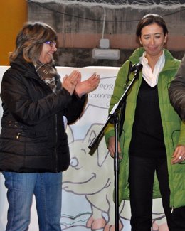 Rosa Quintana En Su Visita A Sarria