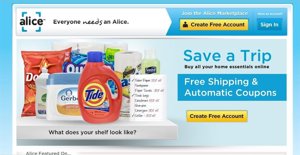 Página Web Comercio Electrónico Alice.Com