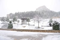 Sigue la alerta naranja por nieve en el centro y Valle de Villaverde, donde la cota pasará de 800 a 1.100 m