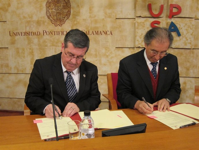 Los Rectores Ángel Galindo Y Juan Miguel Cancino Firman El Acuerdo 