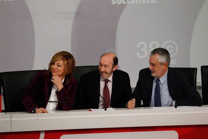 Nueva Ejecutiva Del PSOE Con Alfredo Pérez Rubalcaba Al Frente