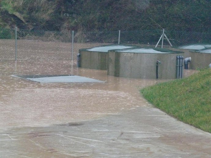 Inundaciones En La Depuradora De Pendueles