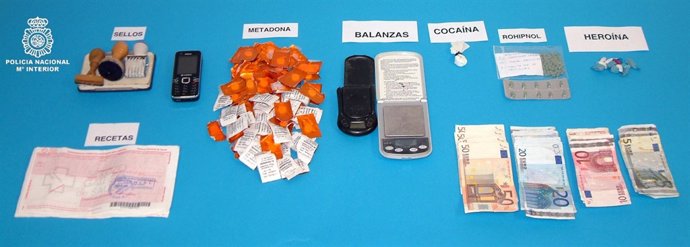 Material Intervenido En Operación Contra El Menudeo En Santiago