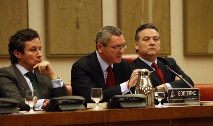 Comparecencia De Alberto Ruiz-Gallardón En El Congreso