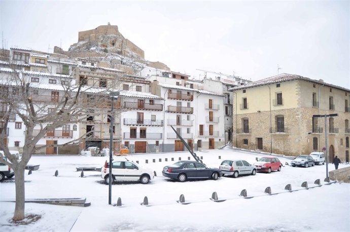 Morella Bajo La Nieve