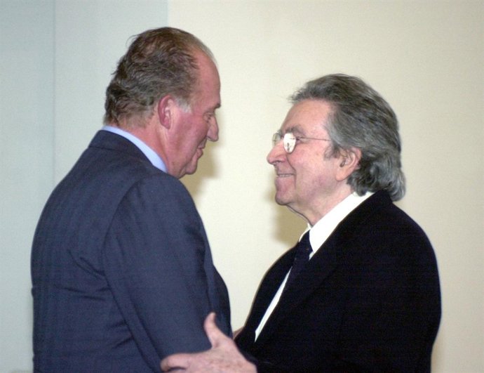El Rey Y Antoni Tàpies