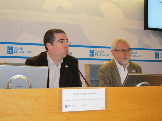 Félix Rubial (Izqda) Y Xurxo Hervada (Dcha) Hablan Sobre Gripe.